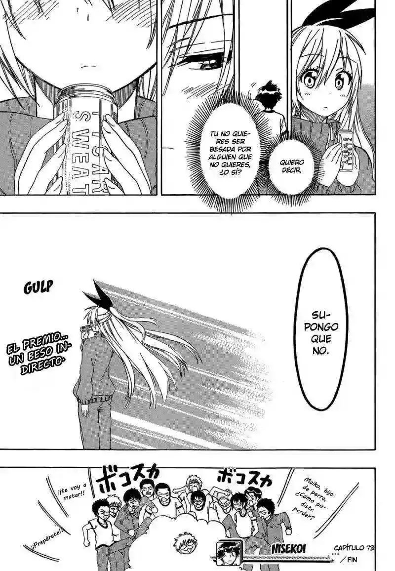 Nisekoi capítulo 73, página 21