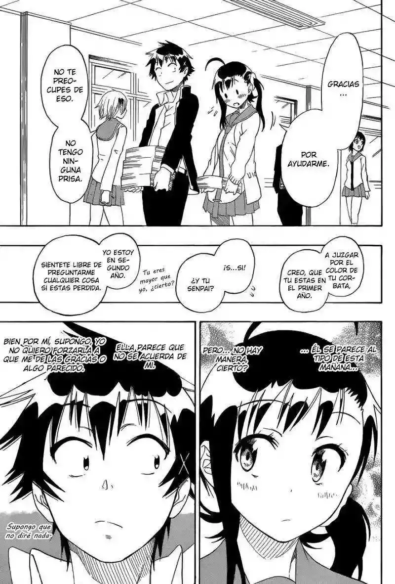 Nisekoi capítulo 75, página 12