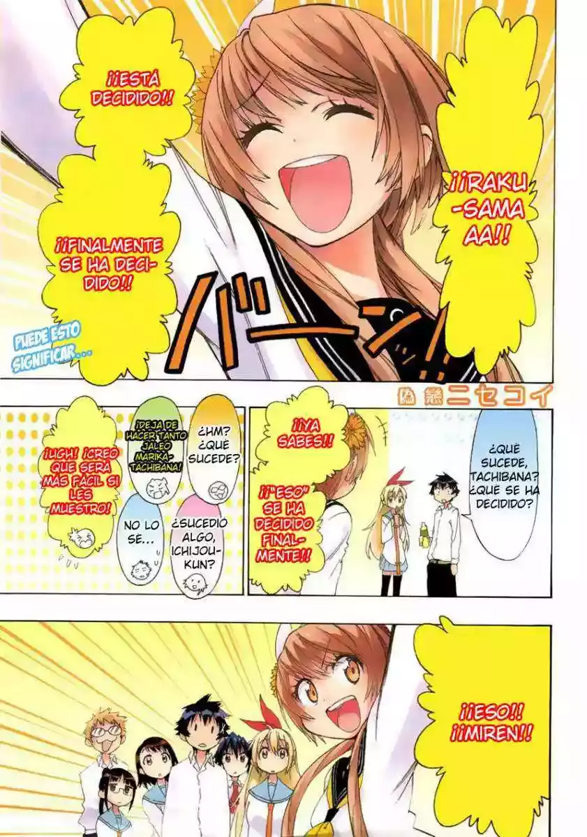 Nisekoi capítulo 76, página 3