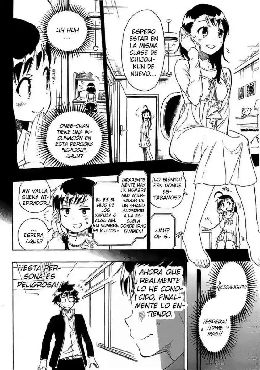 Nisekoi capítulo 76, página 6