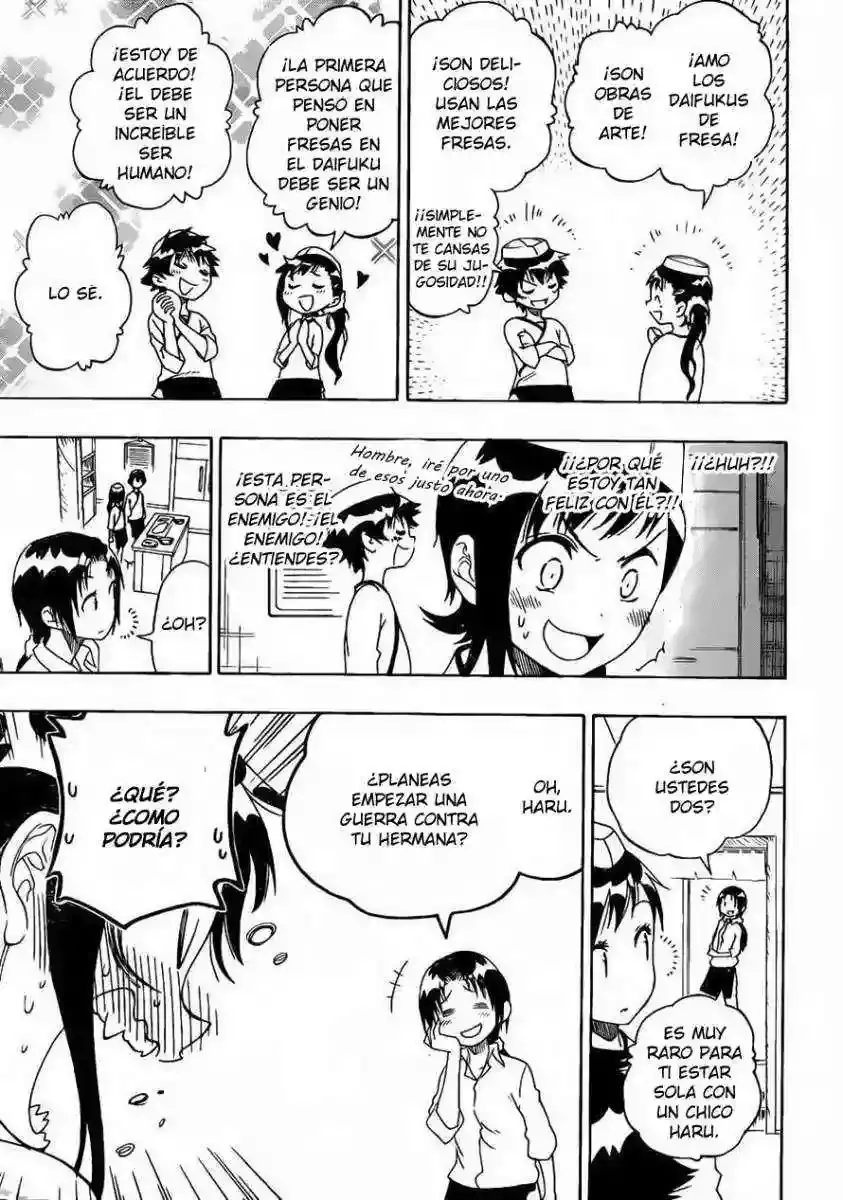 Nisekoi capítulo 77, página 16