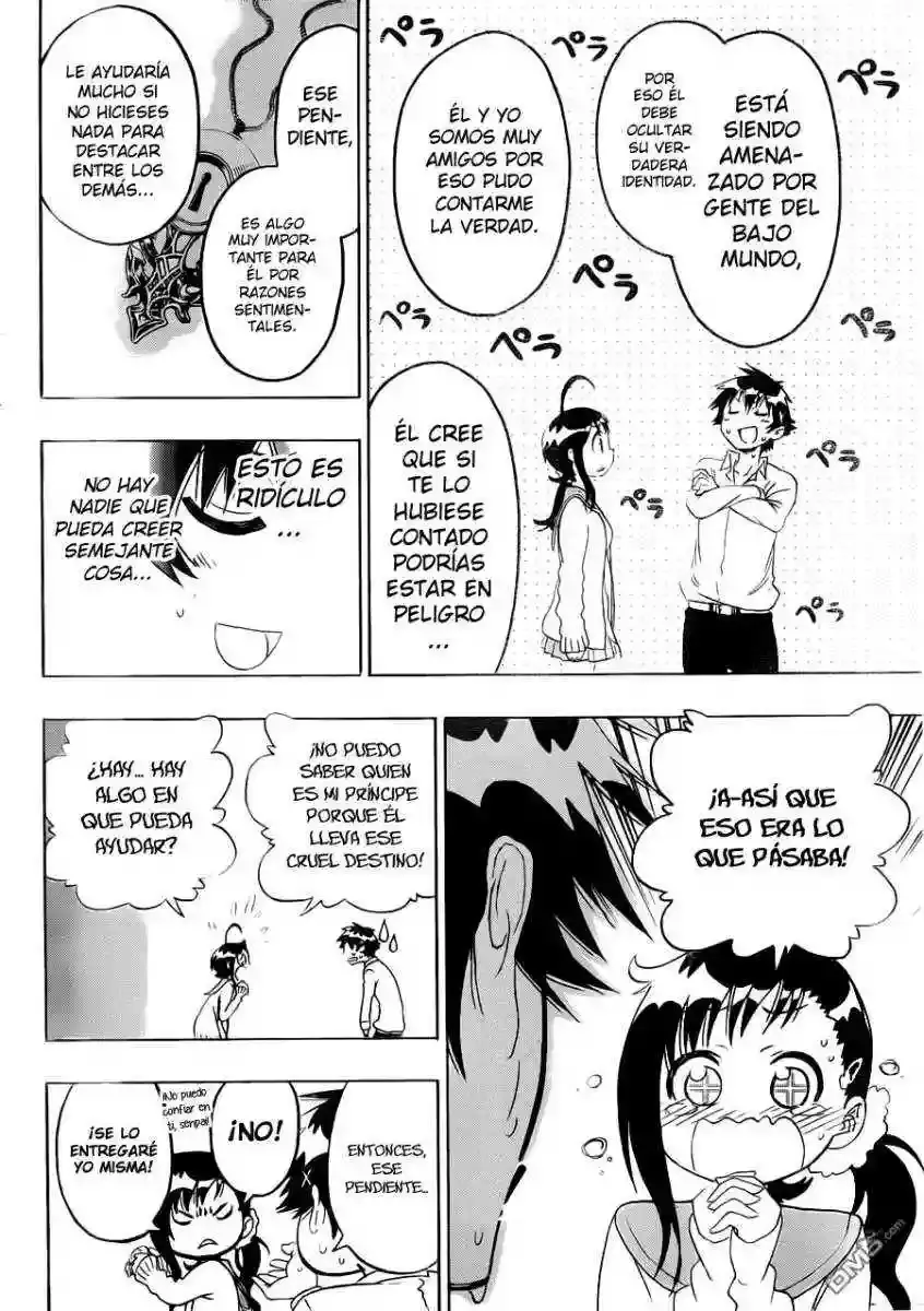 Nisekoi capítulo 78, página 19