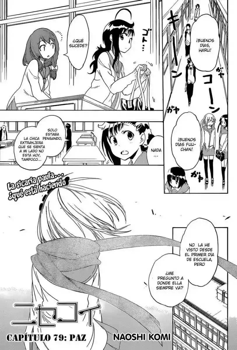 Nisekoi capítulo 79, página 2