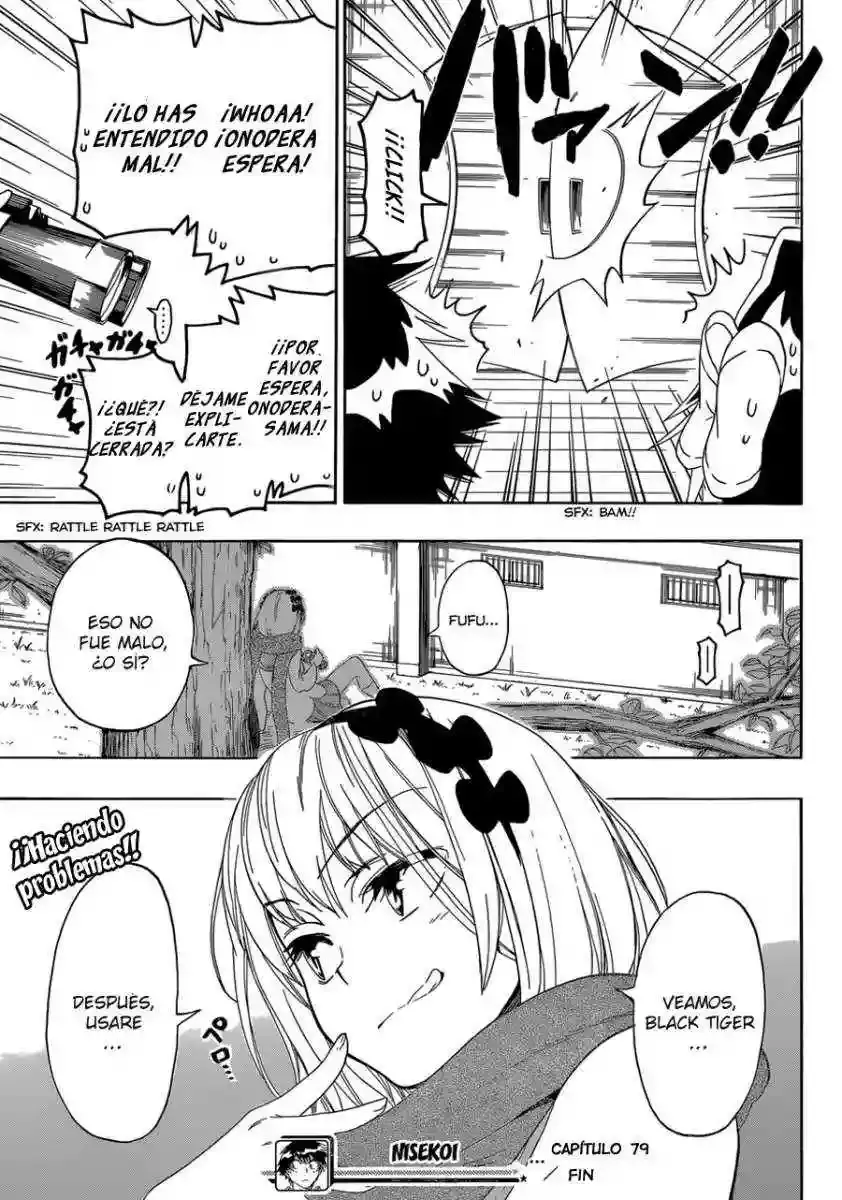 Nisekoi capítulo 79, página 19