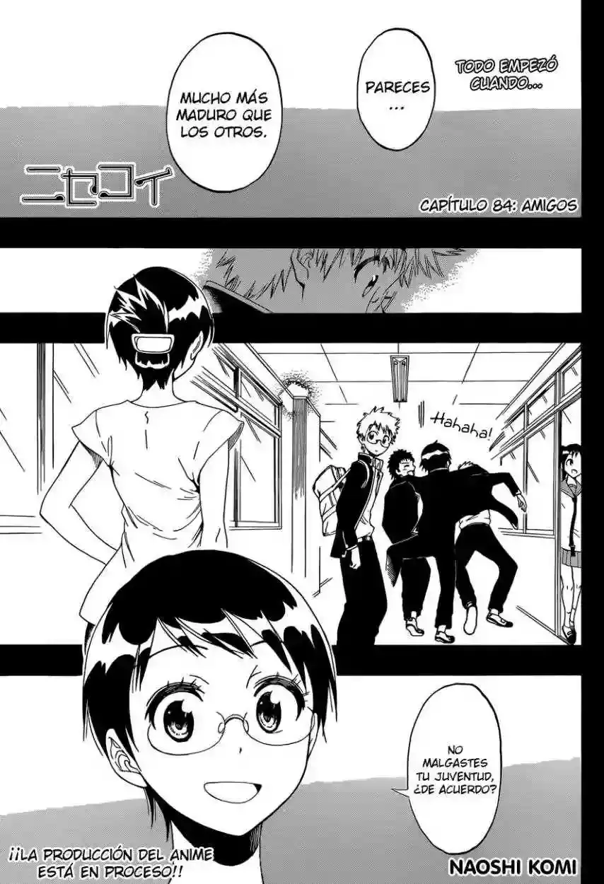 Nisekoi capítulo 84, página 12