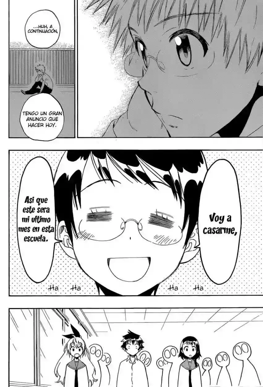 Nisekoi capítulo 84, página 14