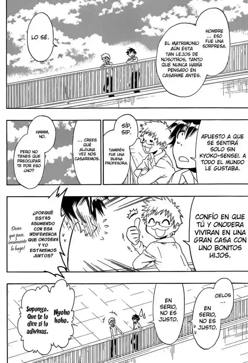 Nisekoi capítulo 84, página 16