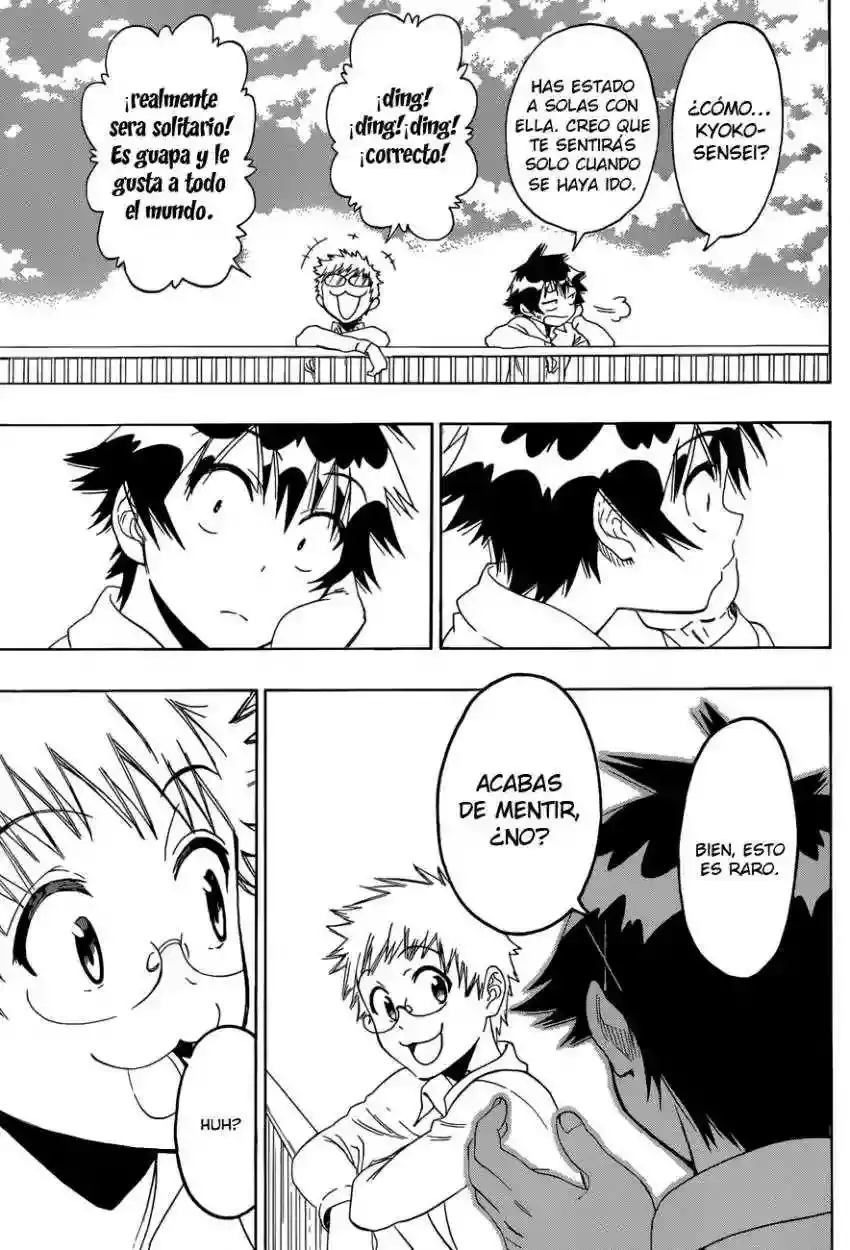 Nisekoi capítulo 84, página 17