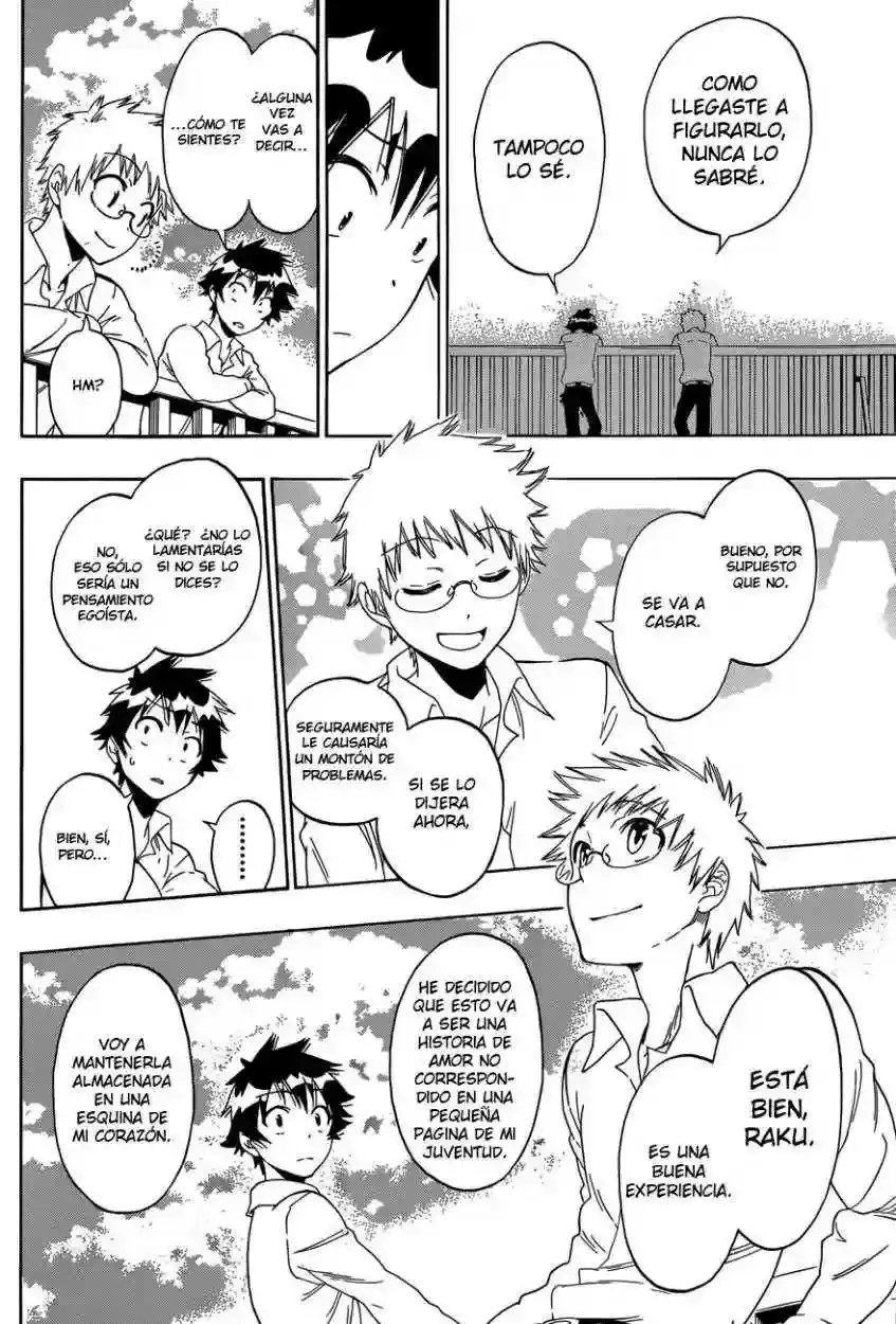 Nisekoi capítulo 84, página 20