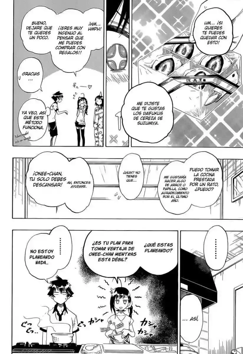 Nisekoi capítulo 86, página 8