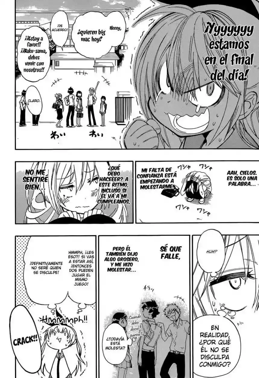 Nisekoi capítulo 87, página 15