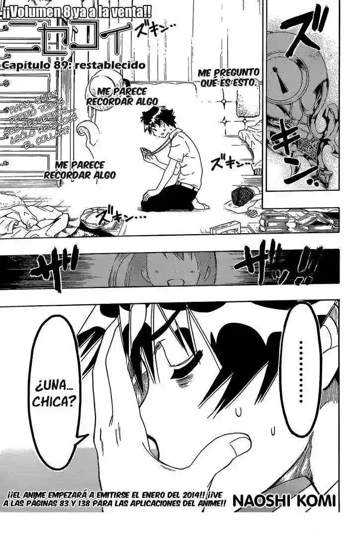 Nisekoi capítulo 89, página 2