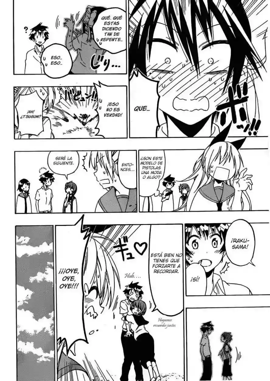 Nisekoi capítulo 89, página 17