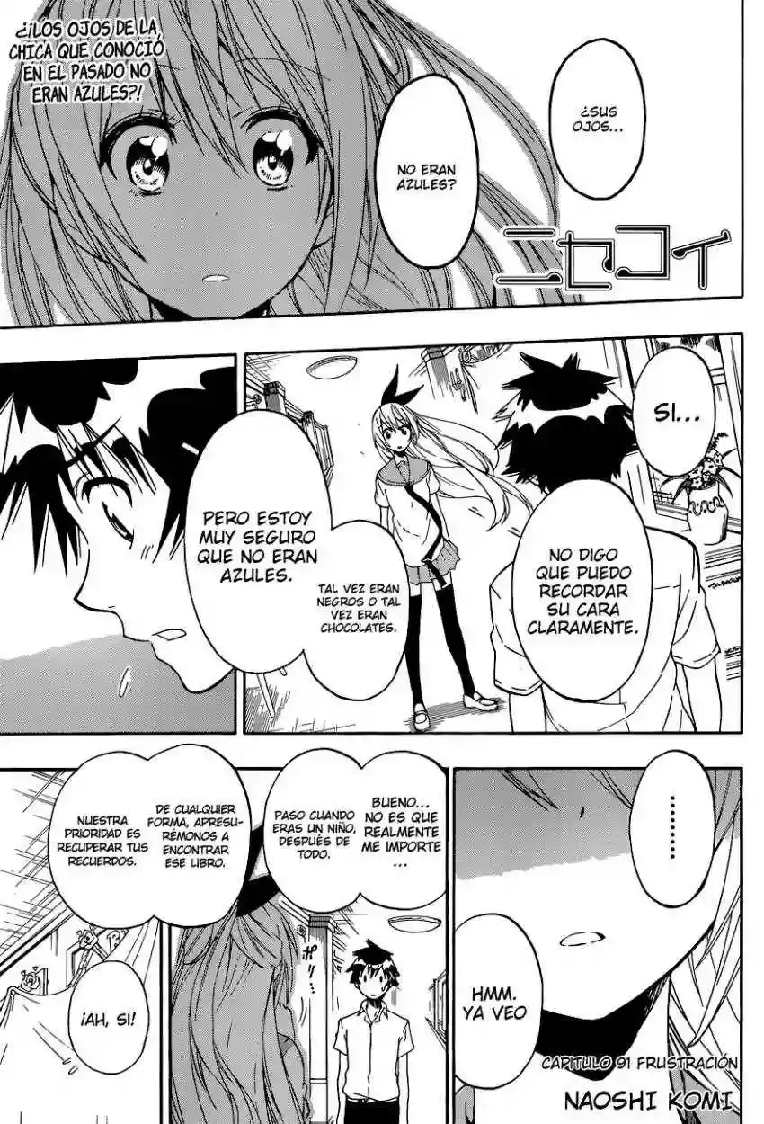 Nisekoi capítulo 91, página 2