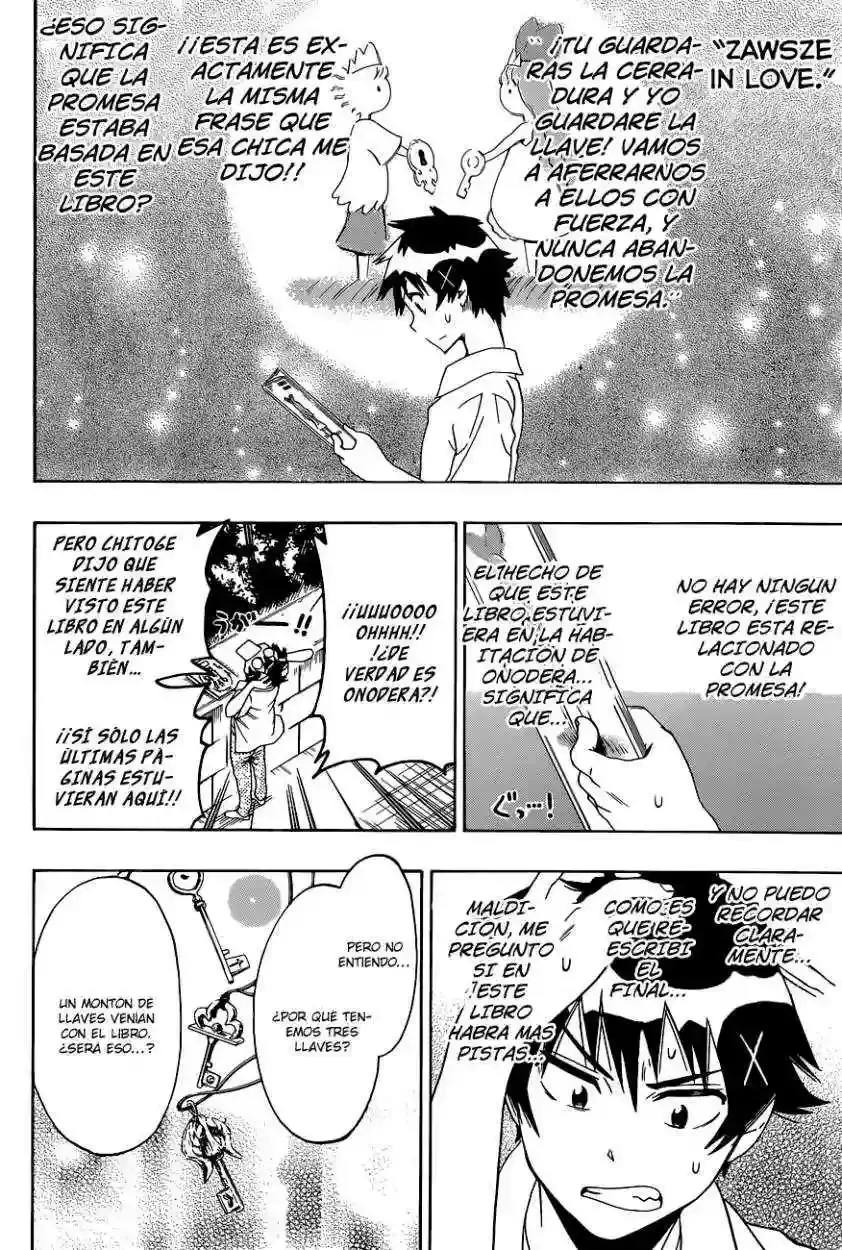 Nisekoi capítulo 92, página 20