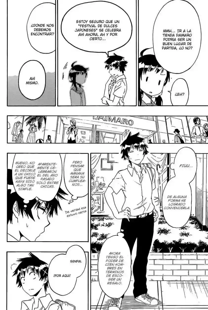Nisekoi capítulo 94, página 6