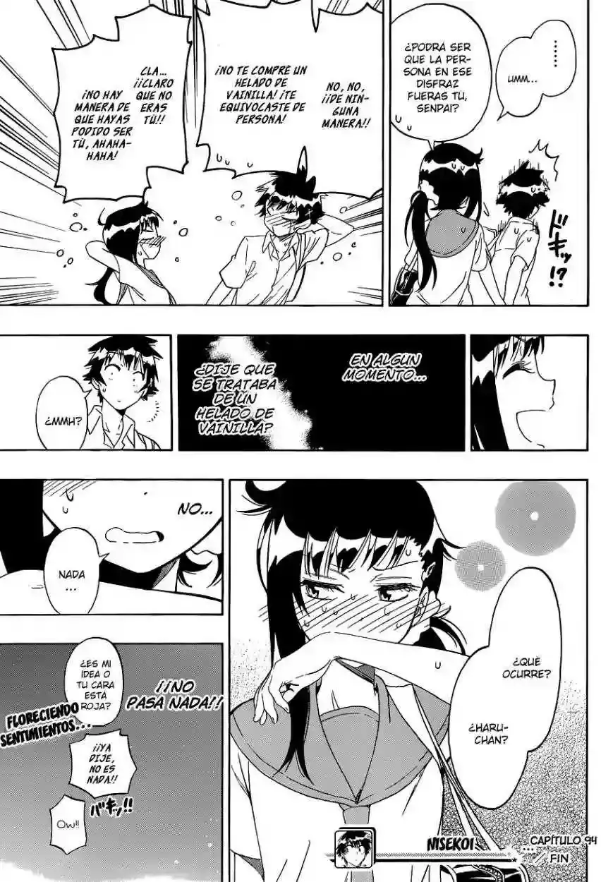 Nisekoi capítulo 94, página 21