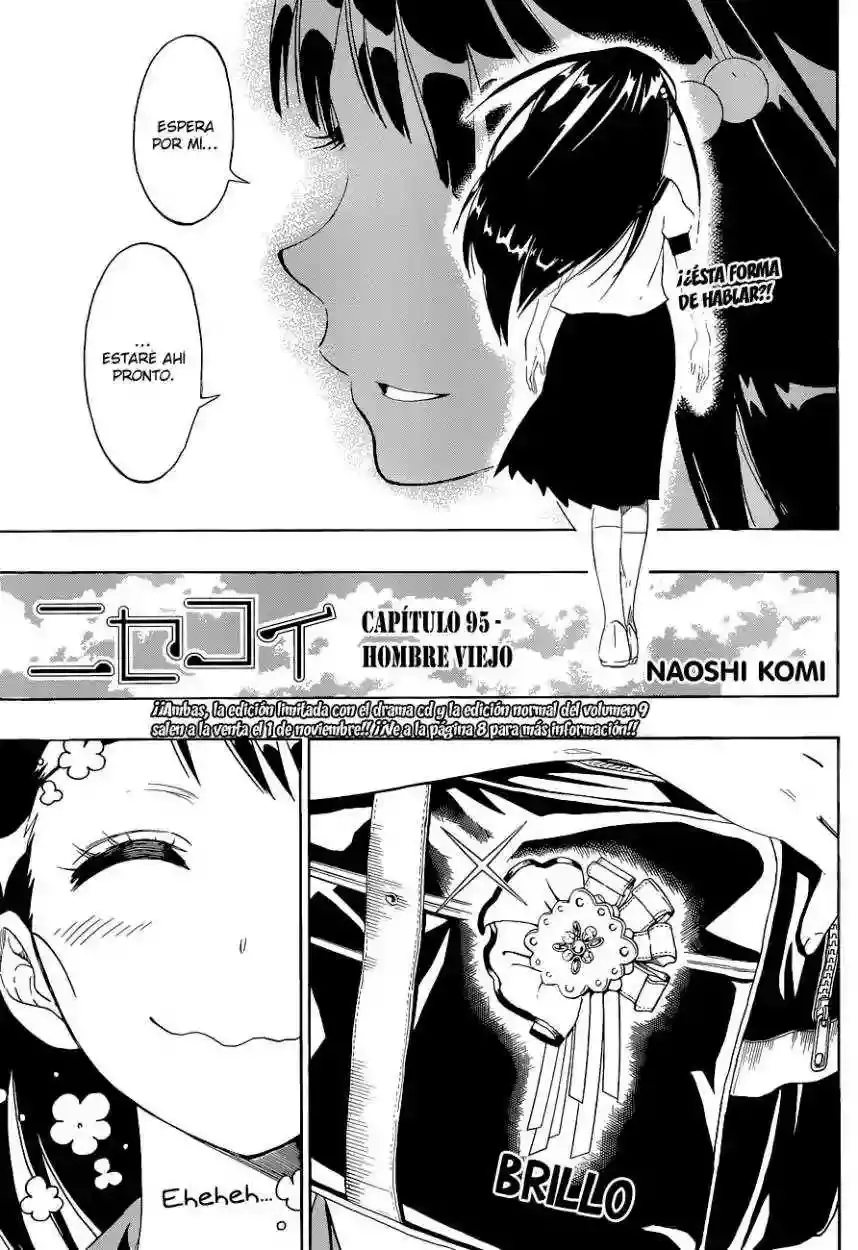 Nisekoi capítulo 95, página 3