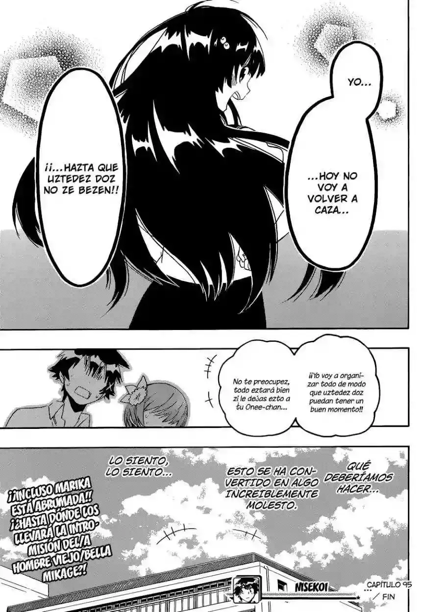 Nisekoi capítulo 95, página 21