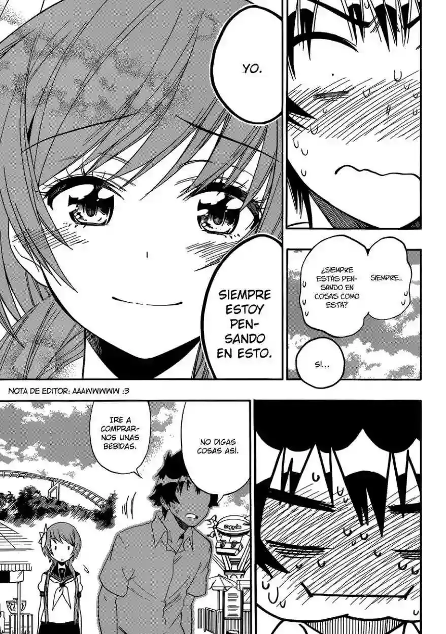 Nisekoi capítulo 96, página 17