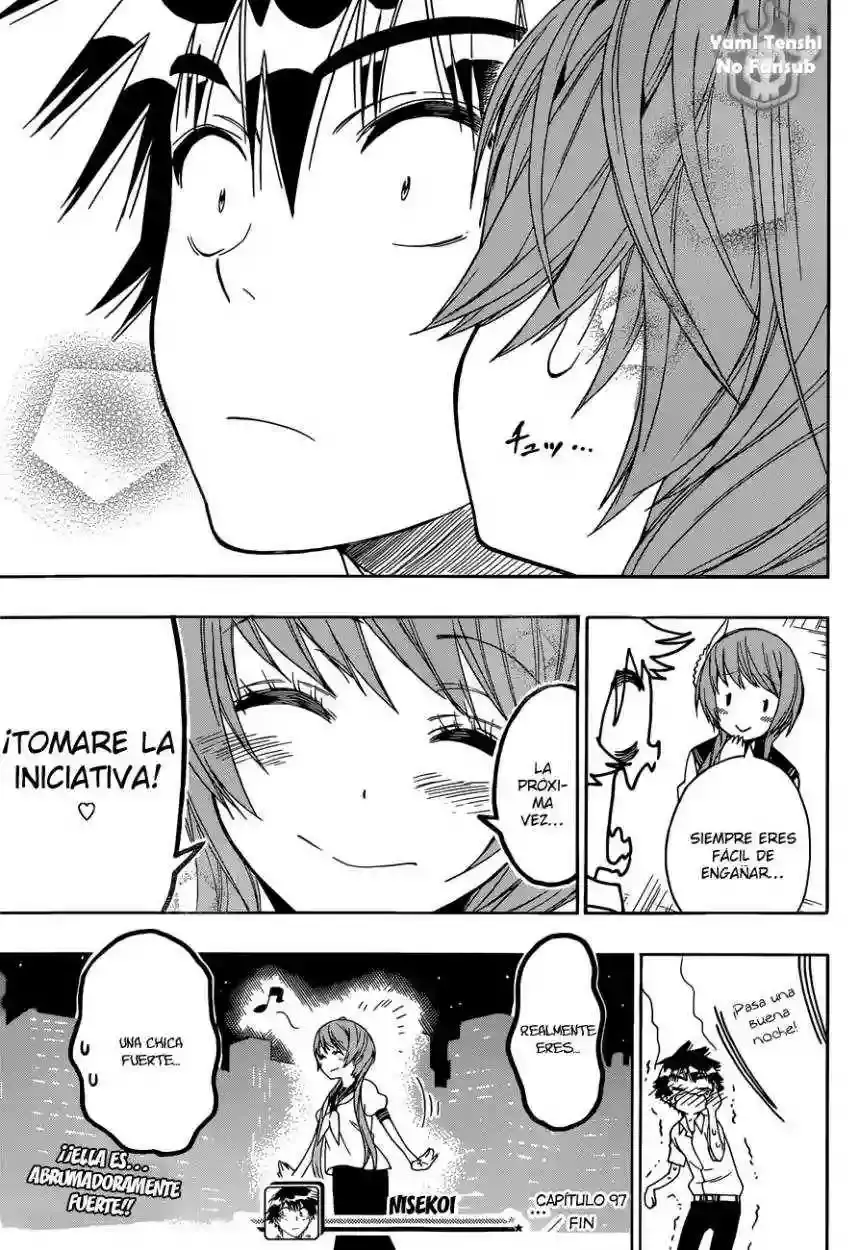 Nisekoi capítulo 97, página 21