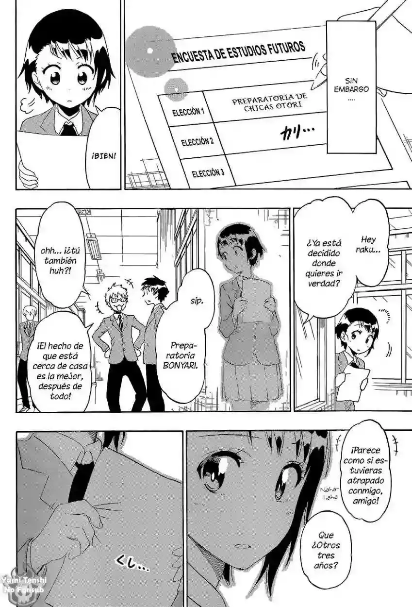 Nisekoi capítulo 98, página 9