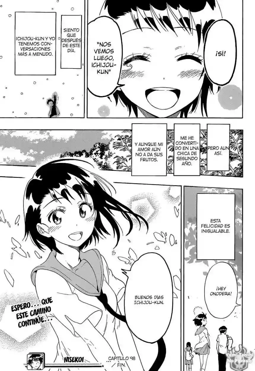 Nisekoi capítulo 98, página 22