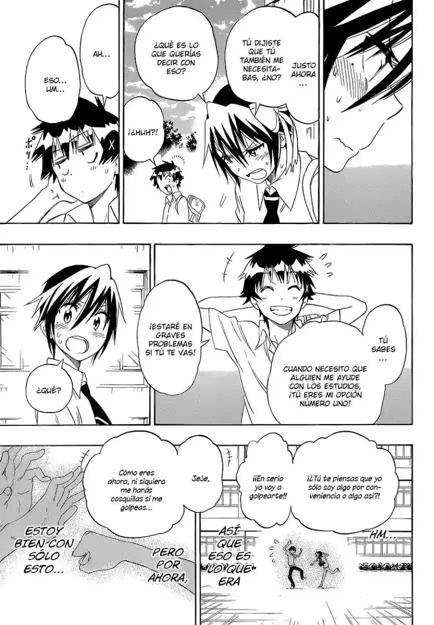 Nisekoi capítulo 99, página 19