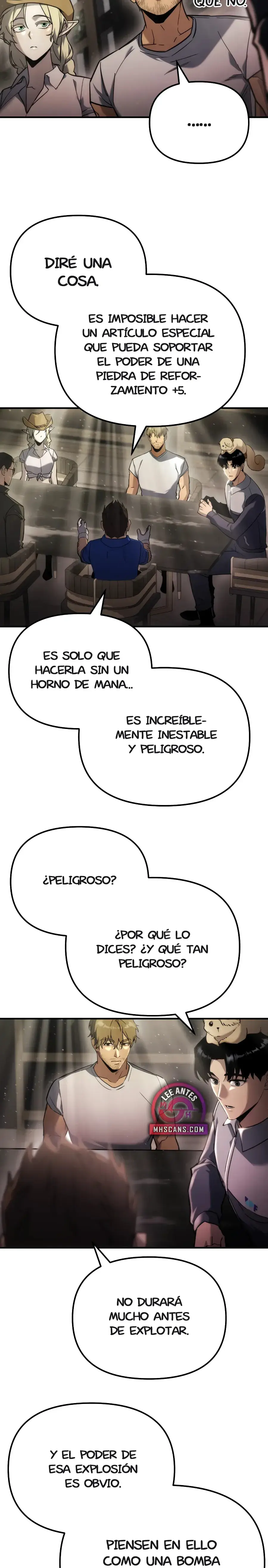 Oculto el centro de logística en el apocalipsis capítulo 71, página 6