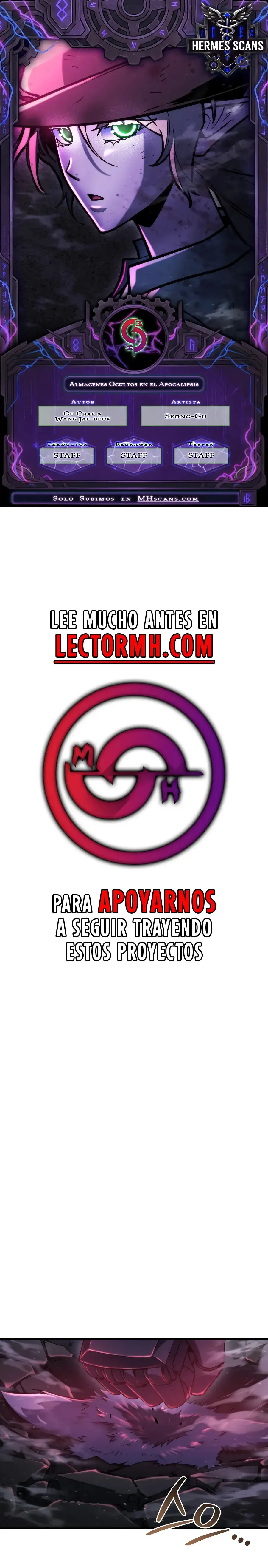 Oculto el centro de logística en el apocalipsis capítulo 72, página 2