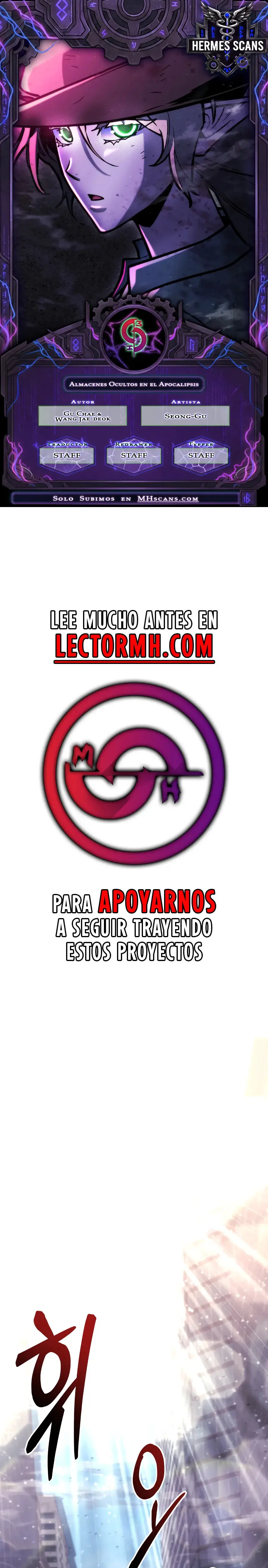 Oculto el centro de logística en el apocalipsis capítulo 74, página 1