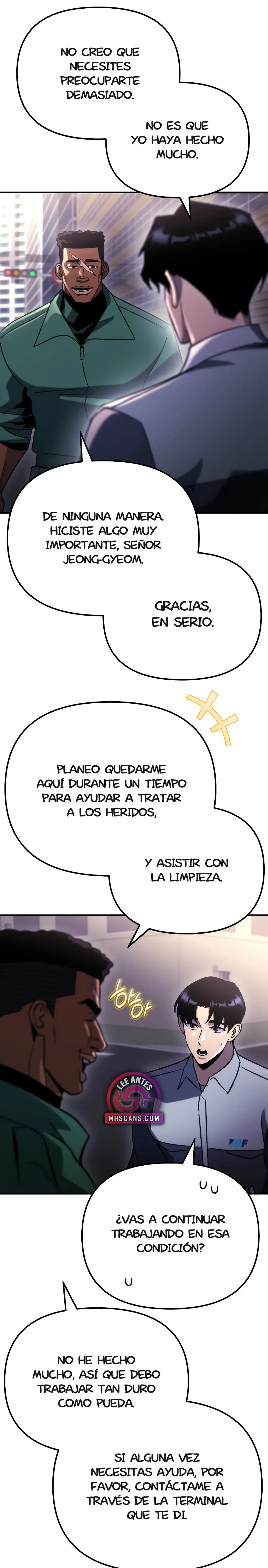 Oculto el centro de logística en el apocalipsis capítulo 74, página 28