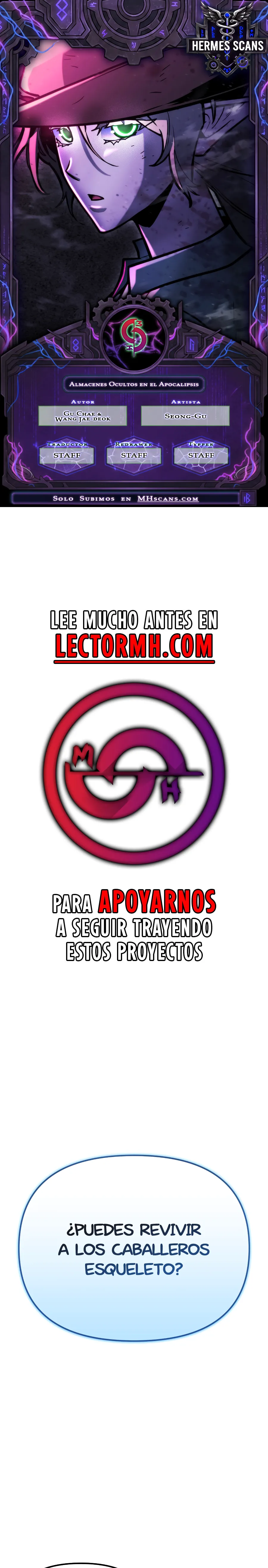 Oculto el centro de logística en el apocalipsis capítulo 75, página 2