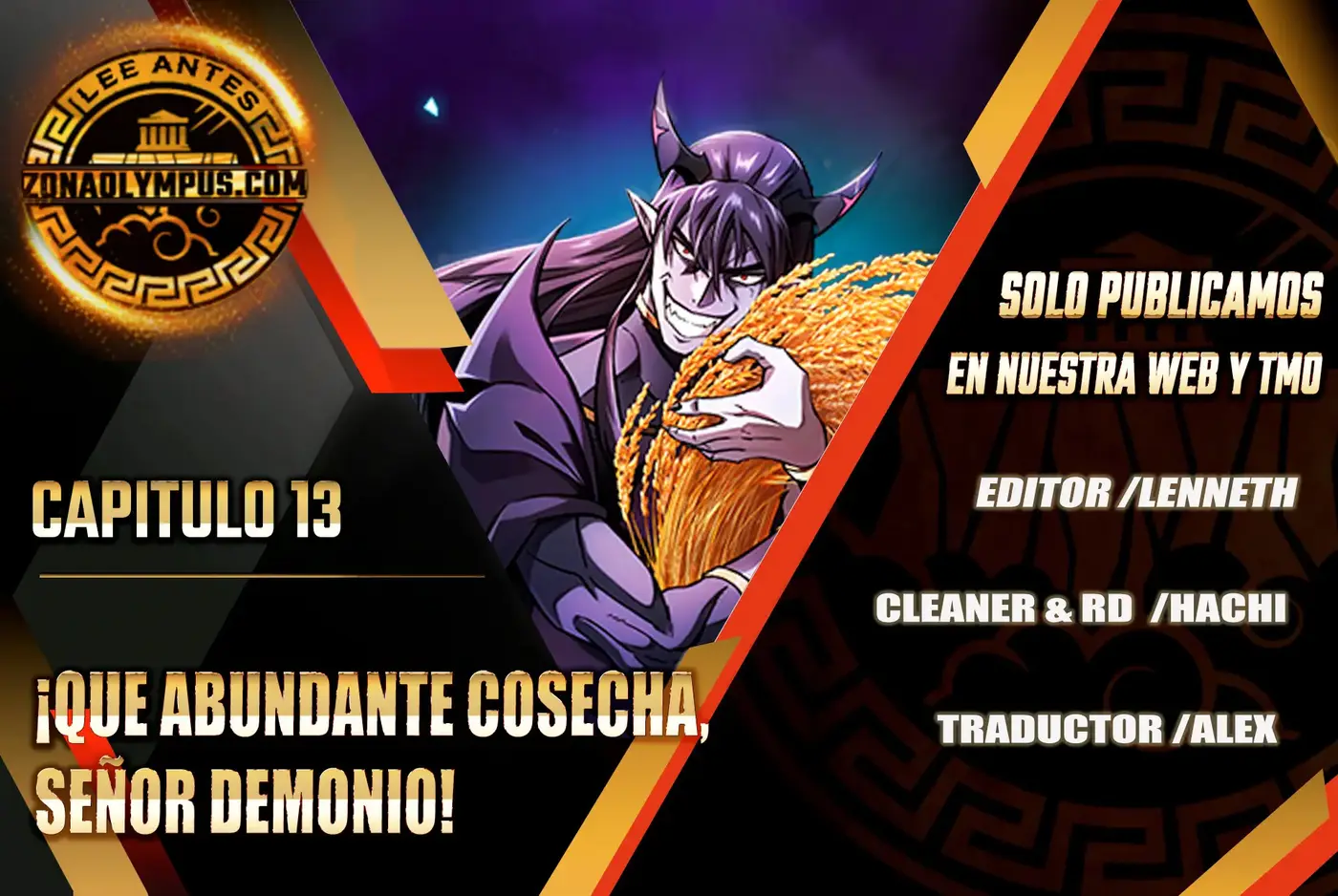 ¡Que abundante cosecha, señor demonio! capítulo 13, página 2