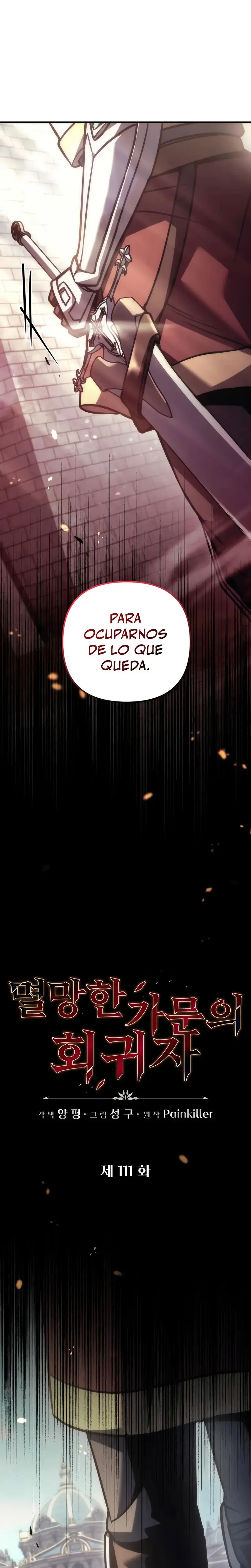 Regresor de la familia caída capítulo 111, página 5