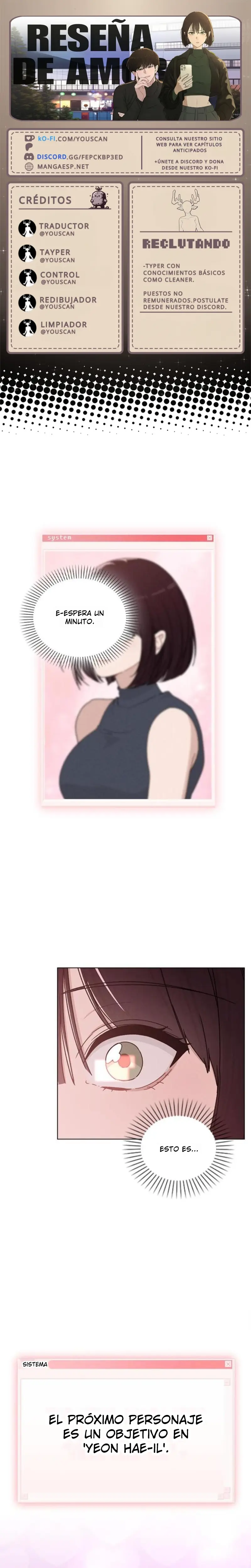 Reseña de amor capítulo 10, página 1