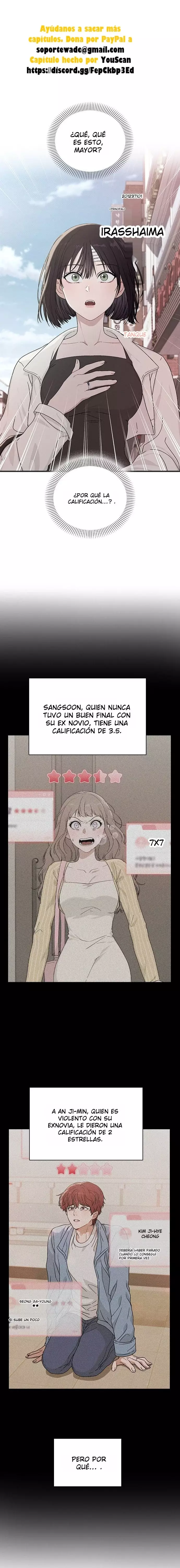 Reseña de amor capítulo 3, página 1