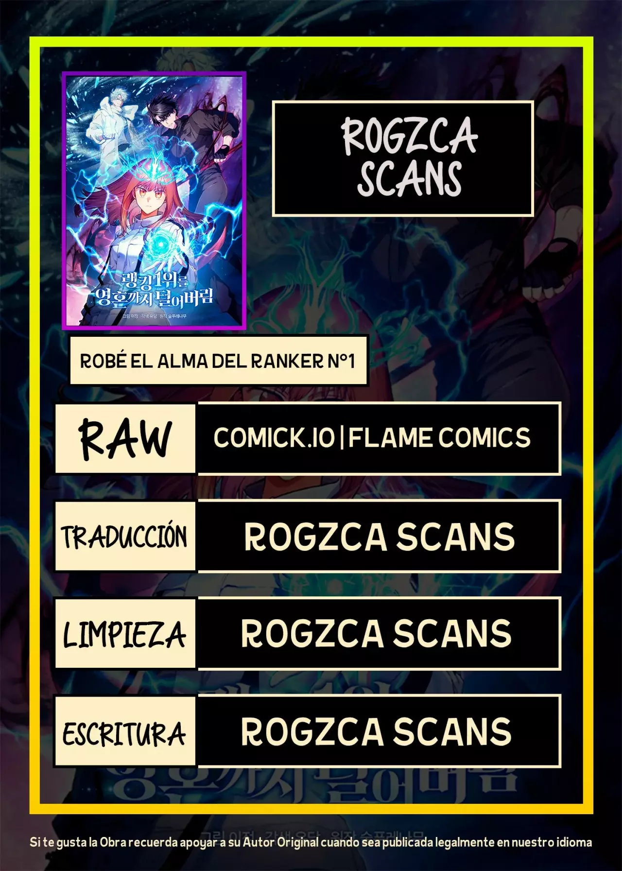 Robe El Alma Del Ranker Numero Uno capítulo 83, página 1