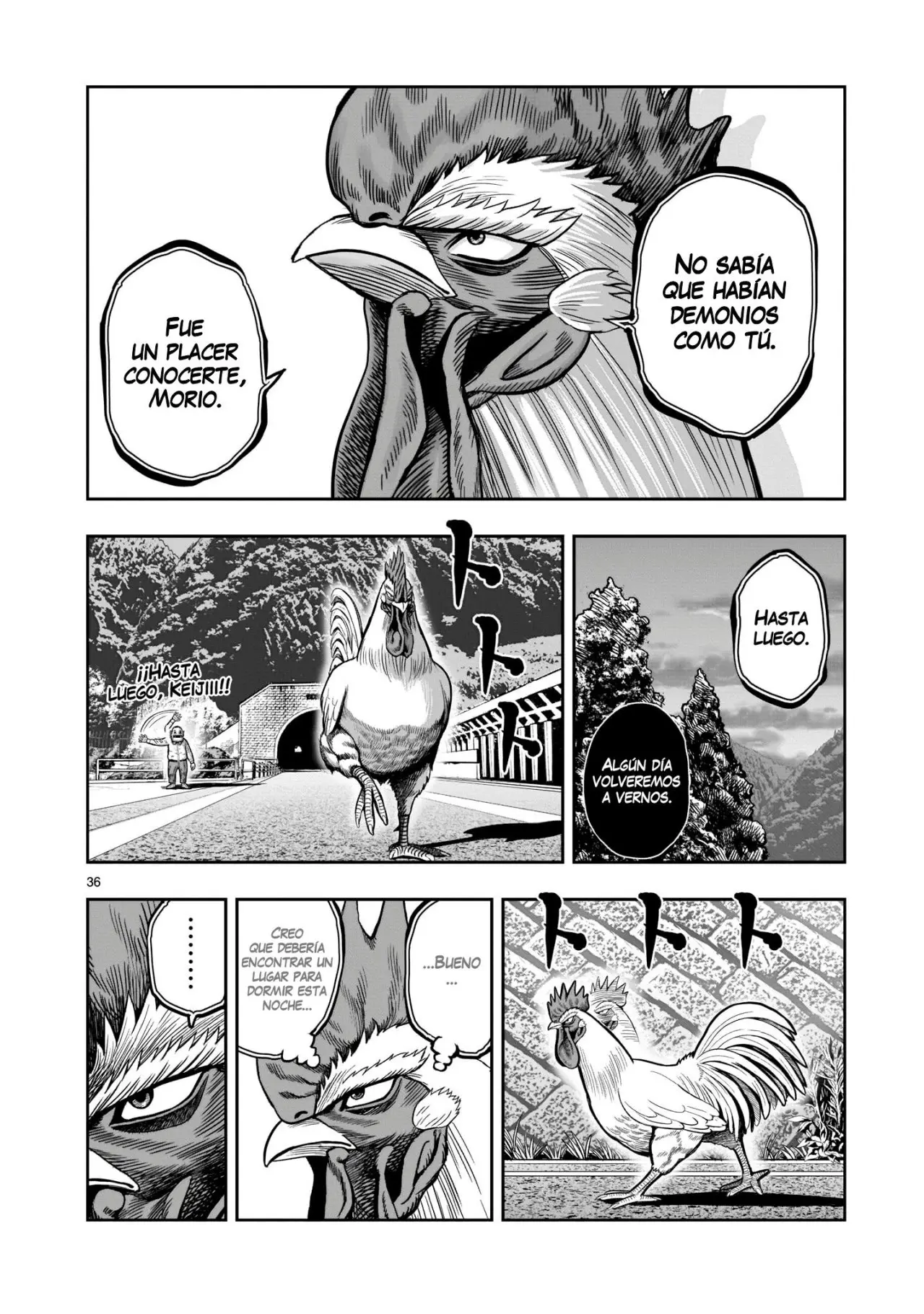 Rooster Fighter capítulo 12, página 37