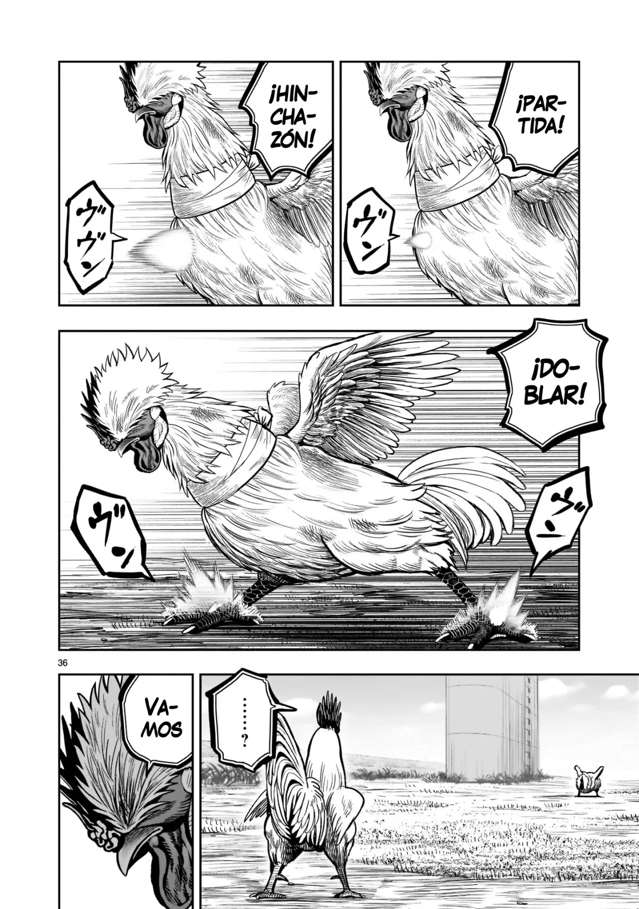 Rooster Fighter capítulo 19, página 37