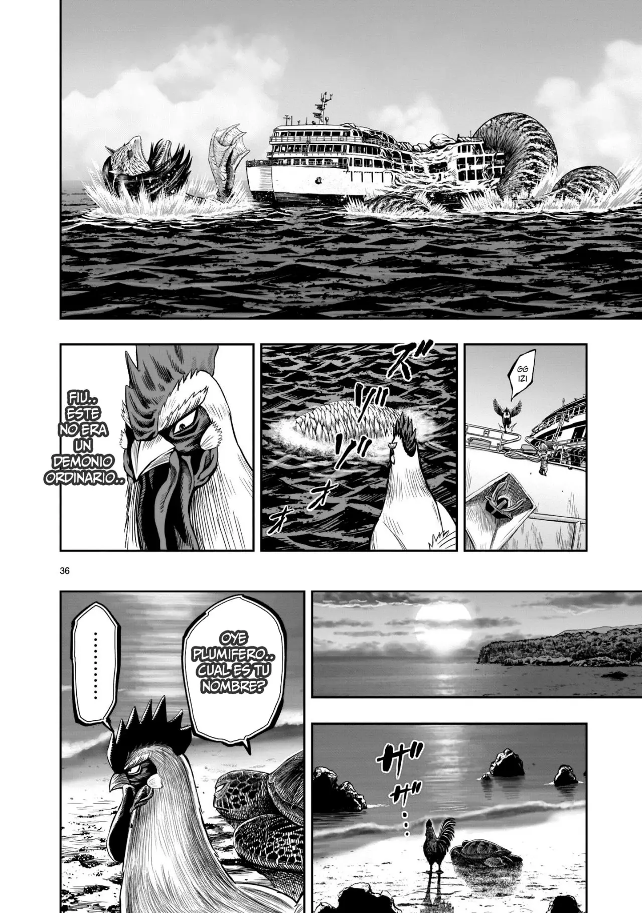 Rooster Fighter capítulo 4, página 36