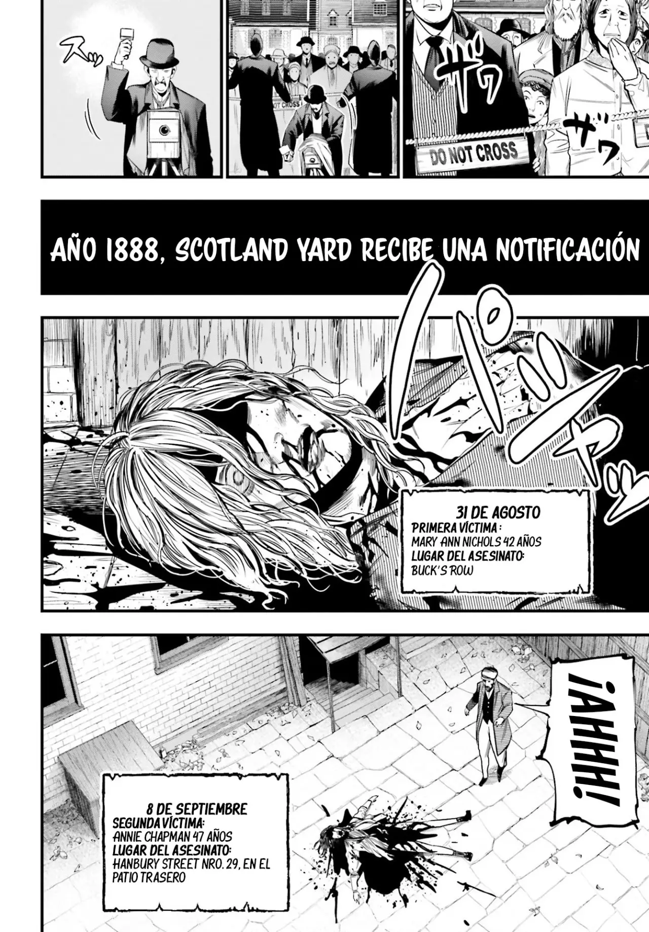 Shuumatsu no Valkyrie: Los expedientes de Jack el Destripador capítulo 1, página 8