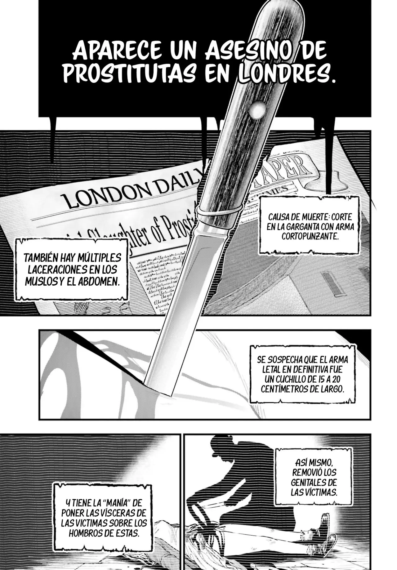 Shuumatsu no Valkyrie: Los expedientes de Jack el Destripador capítulo 1, página 9