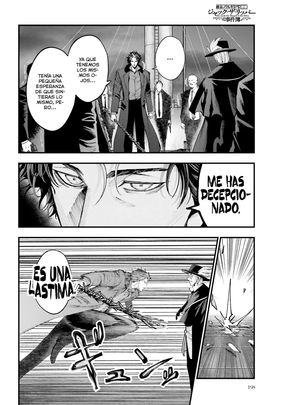 Shuumatsu no Valkyrie: Los expedientes de Jack el Destripador capítulo 20, página 6