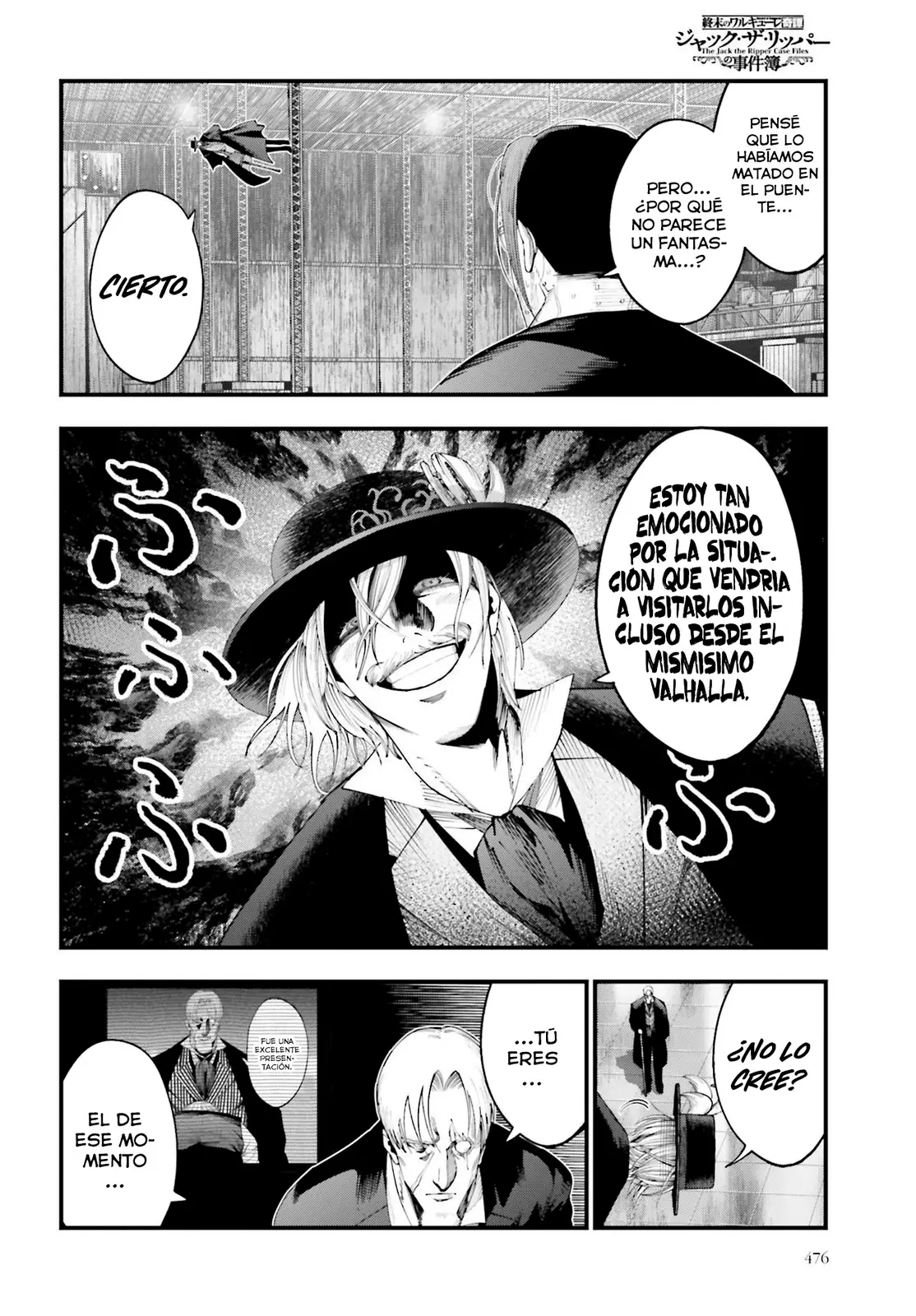 Shuumatsu no Valkyrie: Los expedientes de Jack el Destripador capítulo 25, página 4