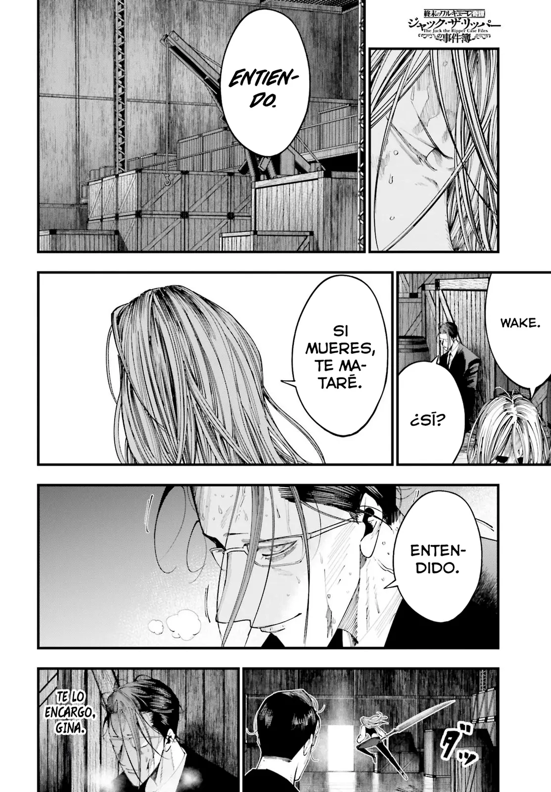 Shuumatsu no Valkyrie: Los expedientes de Jack el Destripador capítulo 26, página 21
