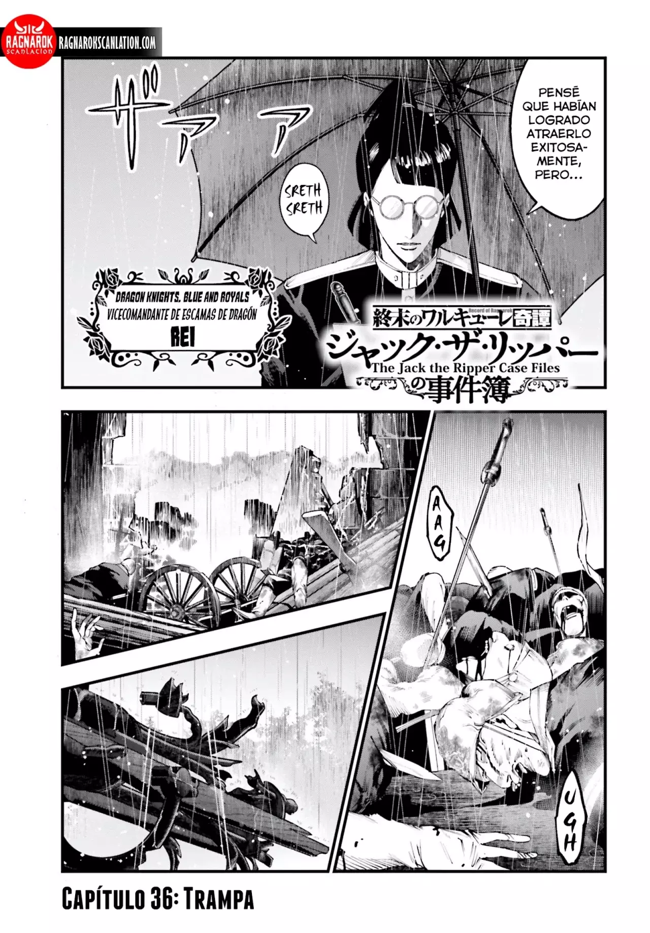 Shuumatsu no Valkyrie: Los expedientes de Jack el Destripador capítulo 36, página 2