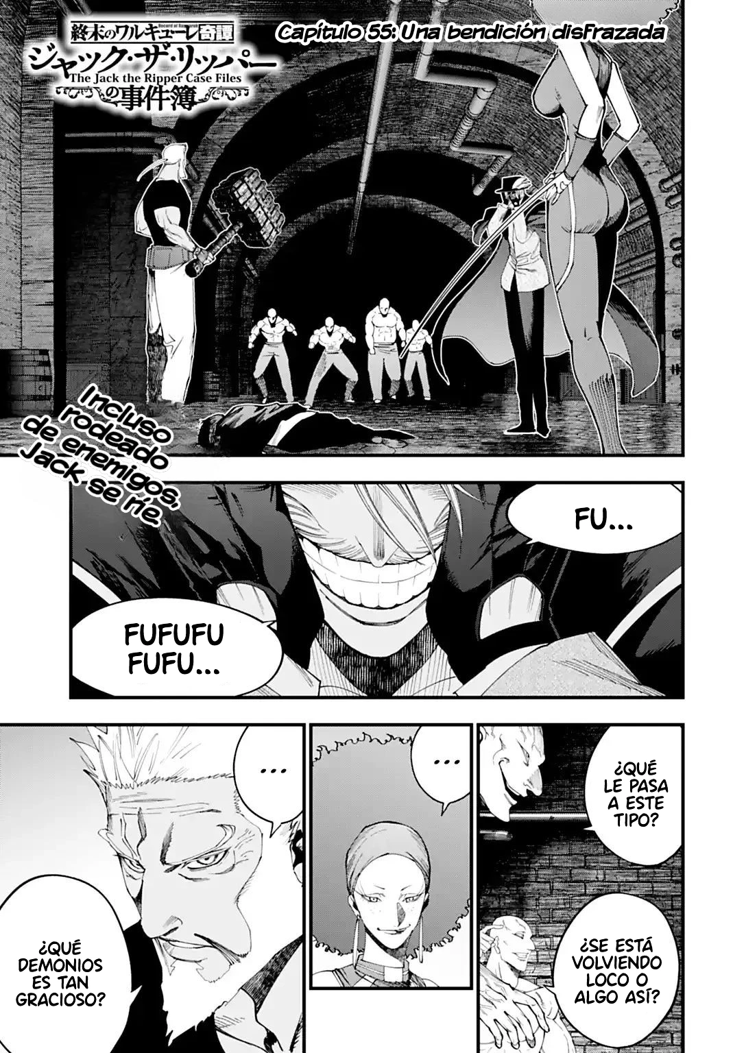 Shuumatsu no Valkyrie: Los expedientes de Jack el Destripador capítulo 55, página 1