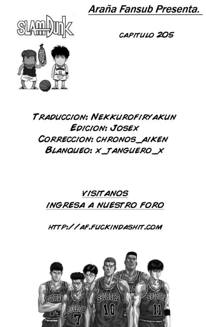 Slam Dunk capítulo 205, página 19