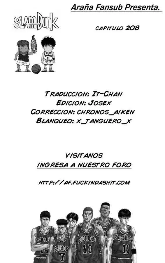 Slam Dunk capítulo 208, página 20
